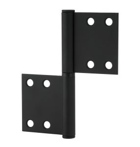 旗蝶番 開き戸用 室内扉 ステンレス製 ブラック 左右兼用